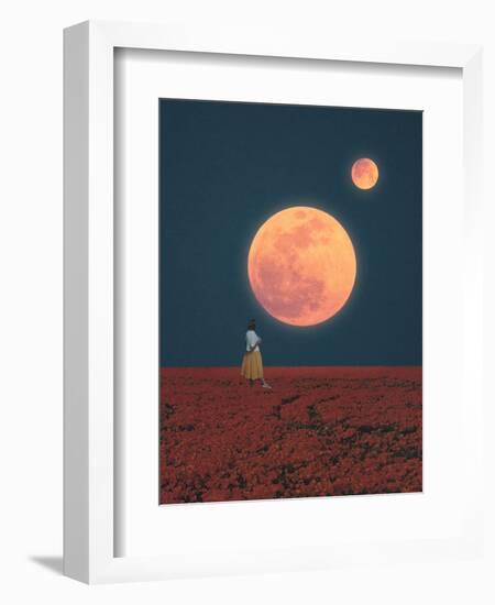 Twin Moons-Hugo Gonçalves-Framed Giclee Print