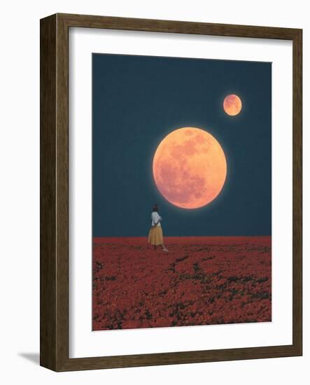 Twin Moons-Hugo Gonçalves-Framed Giclee Print