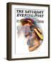 "Twin Outfits," Saturday Evening Post Cover, September 19, 1936-Mortimer Hyman-Framed Giclee Print