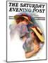 "Twin Outfits," Saturday Evening Post Cover, September 19, 1936-Mortimer Hyman-Mounted Giclee Print
