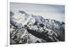 Twin Peaks Sits Above Storm Mountain, Winter In The Wasatch Mountains, Utah-Louis Arevalo-Framed Photographic Print