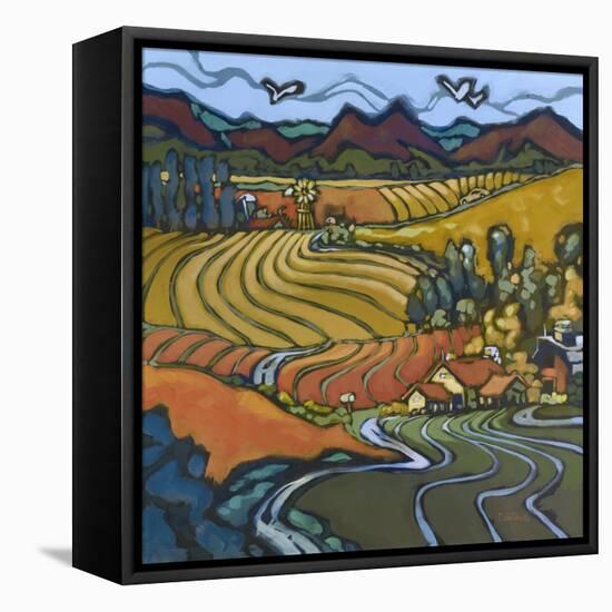 Twin Peaks-Don Tiller-Framed Stretched Canvas