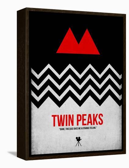 Twin Peaks-David Brodsky-Framed Stretched Canvas