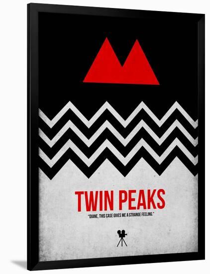 Twin Peaks-David Brodsky-Framed Art Print