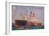 Twin-Screw RMS Adriatic of the White Star Line, C1907-null-Framed Premium Giclee Print