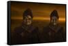 Twin sisters-Johan Lilja-Framed Stretched Canvas