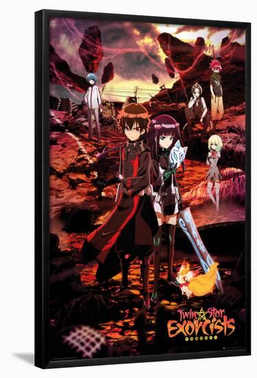 Twin Star Exorcists- Onmyoji Key Art-null-Framed Poster