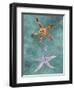 Twin Starfish III-Alicia Ludwig-Framed Art Print