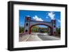 Twin Stone Arches in the Spanish Bridge, Umatac, Guam, Us Territory, Central Pacific, Pacific-Michael Runkel-Framed Photographic Print