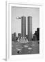 Twin Towers and Spanish Schooner-null-Framed Photographic Print