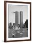 Twin Towers and Spanish Schooner-null-Framed Photographic Print