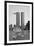 Twin Towers and Spanish Schooner-null-Framed Photographic Print