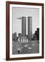 Twin Towers and Spanish Schooner-null-Framed Photographic Print