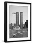 Twin Towers and Spanish Schooner-null-Framed Photographic Print