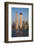 Twin Towers during Construction-null-Framed Photographic Print