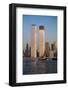 Twin Towers during Construction-null-Framed Photographic Print