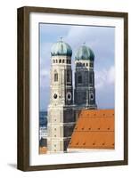 Twin Towers of Frauenkirche-null-Framed Giclee Print