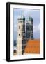 Twin Towers of Frauenkirche-null-Framed Giclee Print