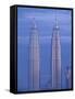 Twin Towers of the Petronas Building, Kuala Lumpur, Malaysia, Southeast Asia-Gavin Hellier-Framed Stretched Canvas