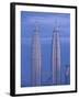 Twin Towers of the Petronas Building, Kuala Lumpur, Malaysia, Southeast Asia-Gavin Hellier-Framed Photographic Print