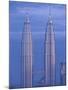Twin Towers of the Petronas Building, Kuala Lumpur, Malaysia, Southeast Asia-Gavin Hellier-Mounted Photographic Print