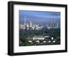 Twin Towers of the Petronas Building, Kuala Lumpur, Malaysia-Gavin Hellier-Framed Photographic Print