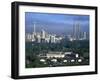 Twin Towers of the Petronas Building, Kuala Lumpur, Malaysia-Gavin Hellier-Framed Photographic Print