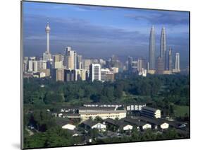Twin Towers of the Petronas Building, Kuala Lumpur, Malaysia-Gavin Hellier-Mounted Photographic Print