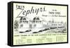 Twin Zephyrs, Trains in Midwest-null-Framed Stretched Canvas