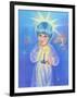 Twinkle Star with Candle-Judy Mastrangelo-Framed Giclee Print