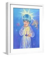 Twinkle Star with Candle-Judy Mastrangelo-Framed Giclee Print