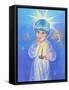 Twinkle Star with Candle-Judy Mastrangelo-Framed Stretched Canvas