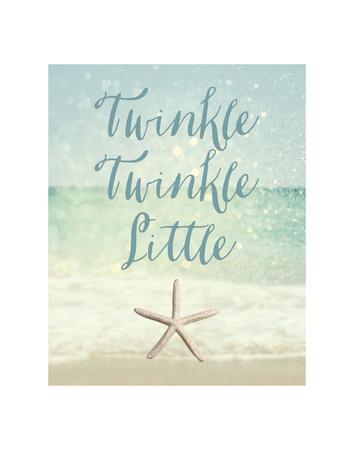 Sparx Studio playa océano Cartel 16x20 Arte Infantil impresión Twinkle Little Star pescado