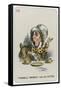 Twinkle, Twinkle, Said the Hatter-John Tenniel-Framed Stretched Canvas