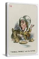 Twinkle, Twinkle, Said the Hatter-John Tenniel-Stretched Canvas