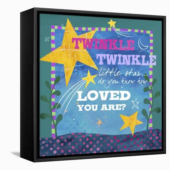 Twinkle-Fiona Stokes-Gilbert-Framed Stretched Canvas