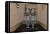 Twins in the Hallway-Carrie Webster-Framed Stretched Canvas