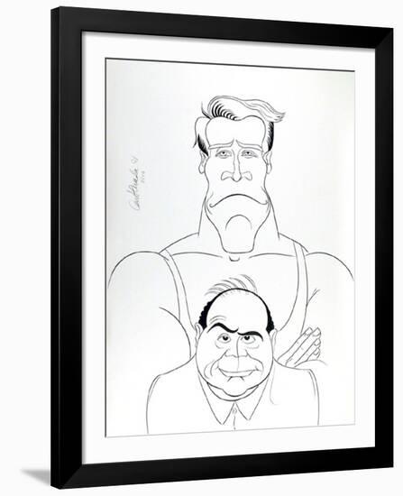 Twins (Schwartzenegger & DeVito)-Ricardo Castaneda-Framed Collectable Print