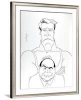 Twins (Schwartzenegger & DeVito)-Ricardo Castaneda-Framed Collectable Print