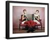 Twins-Monika Vanhercke-Framed Photographic Print