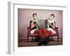 Twins-Monika Vanhercke-Framed Photographic Print