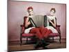 Twins-Monika Vanhercke-Mounted Photographic Print