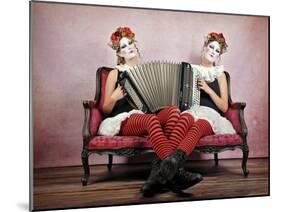 Twins-Monika Vanhercke-Mounted Photographic Print