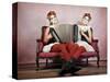 Twins-Monika Vanhercke-Stretched Canvas