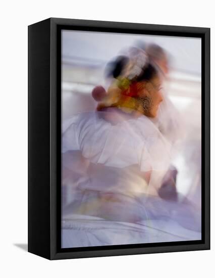 Twirling Female Dancer, San Miguel De Allende, Mexico-Nancy Rotenberg-Framed Stretched Canvas