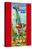 Twirly Whirly Rocket Ride-null-Stretched Canvas