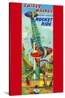 Twirly Whirly Rocket Ride-null-Stretched Canvas