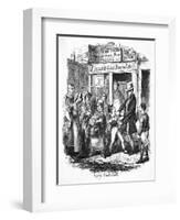 Twist, Cruikshank, Claimed-George Cruikshank-Framed Art Print