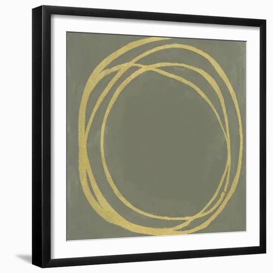 Twist I (gray-green)-Cathe Hendrick-Framed Art Print