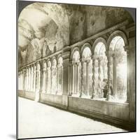 Twisted Columns in the Cloister, Basilica of St Paul Outside the Walls, Rome, Italy-Underwood & Underwood-Mounted Photographic Print